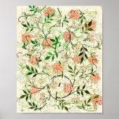 William Morris' berühmtes Jasmine-Muster Poster (Vorne)