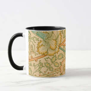 William Morris berühmtes Muster Pink and Rose Tasse