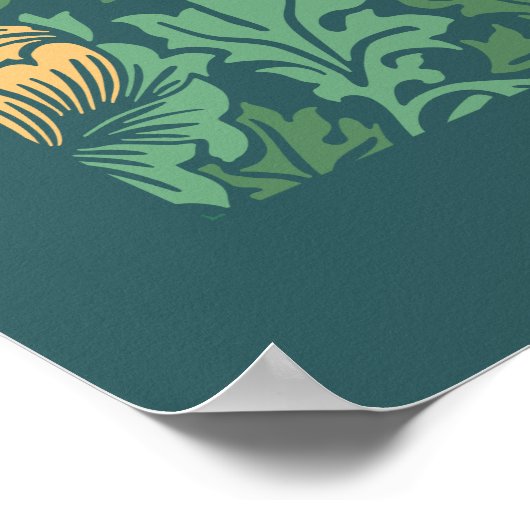 William Morris 'Bird and Anemone Chintz' Poster (Ecke)