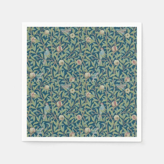 William Morris "Bird and Pomegranate" Serviette (Vorderseite)