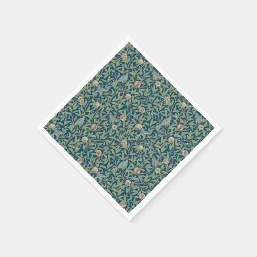 William Morris "Bird and Pomegranate" Serviette (Ecke)