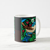 William Morris Bird & Blume Tile, Blau und Schwarz Kaffeetasse (VorderseiteRechts)