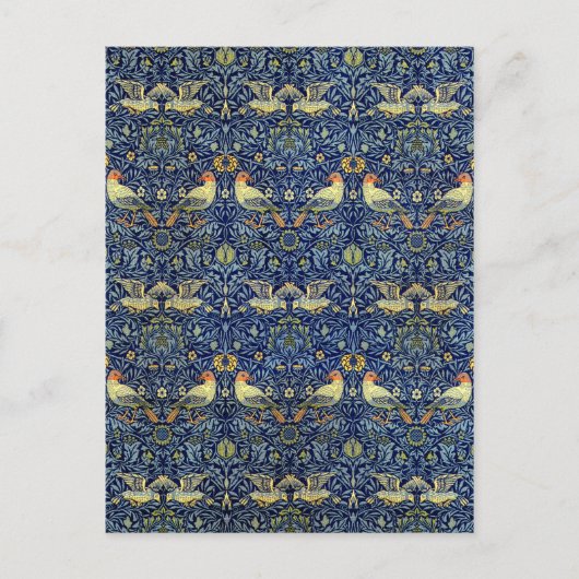 William Morris Bird Pattern Postkarte (Vorderseite)