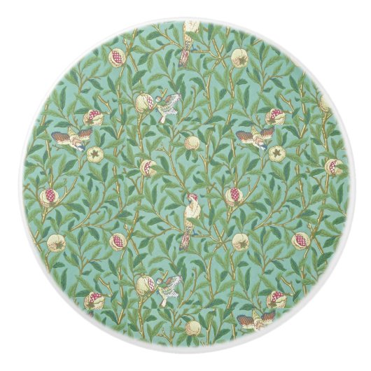William Morris "Bird & Pomegranate" 3. Keramikknauf (Vorderseite)