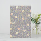 William Morris Bird und Pomegranat Briefpapier (Stehend Vorderseite)