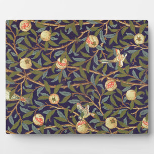 William Morris Bird und Pomegranat Fotoplatte
