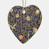 William Morris Bird und Pomegranat Keramik Ornament (Links)