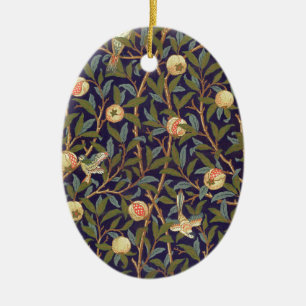 William Morris Bird und Pomegranat Keramikornament