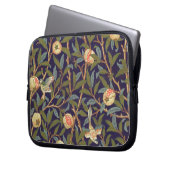 William Morris Bird und Pomegranat Laptopschutzhülle (Vorderseite Links)