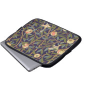 William Morris Bird und Pomegranat Laptopschutzhülle (Vorne Knopf)