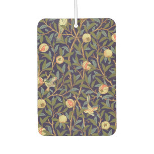 William Morris Bird und Pomegranat Vintage Blume Autolufterfrischer