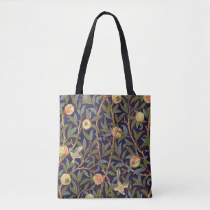 William Morris Bird und Pomegranat Vintage Blume Tasche