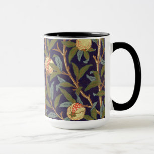 William Morris Bird und Pomegranat Vintage Blume Tasse