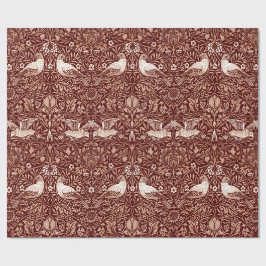 William Morris "Birds" 2 Geschenkpapier (Flach)