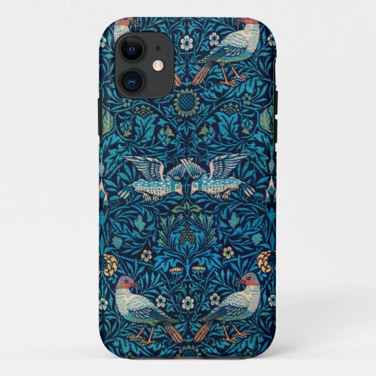 William Morris Birds Art Nouveau Floral Pattern Case-Mate iPhone Hülle (Rückseite)