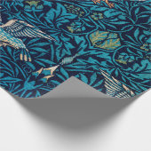 William Morris Birds Art Nouveau Floral Pattern Geschenkpapier (Ecke)