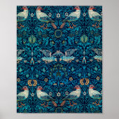 William Morris Birds Art Nouveau Floral Pattern Poster (Vorne)