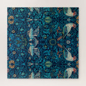 William Morris Birds Art Nouveau Floral Pattern Puzzle (Horizontal)