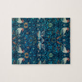 William Morris Birds Art Nouveau Floral Pattern Puzzle (Horizontal)