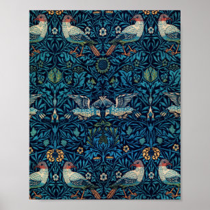 William Morris Birds berühmtes Muster Poster