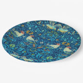 William Morris Birds Blue Paper Teller (Schrägansicht)