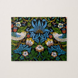William Morris Birds Blume Strawberries Fine Puzzle