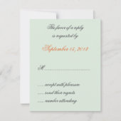 William Morris Birds & Blume Wedding RSVP Cards Karte (Vorderseite)