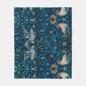 William Morris Birds Fleecedecke (Vorderseite)