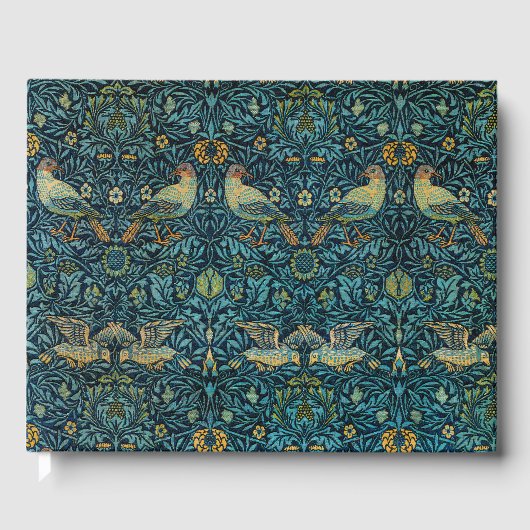 William Morris Birds & Floral Pattern Gästebuch (Vorderseite)