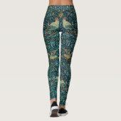 William Morris Birds & Floral Pattern Leggings (Rückseite)