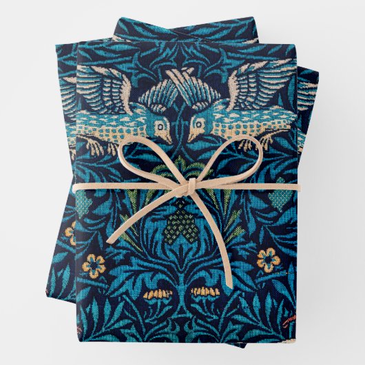 William Morris Birds Geschenkpapier Set (Beispiel)