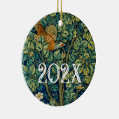 William Morris Birds in einem Baum Keramik Ornament (Rechts)