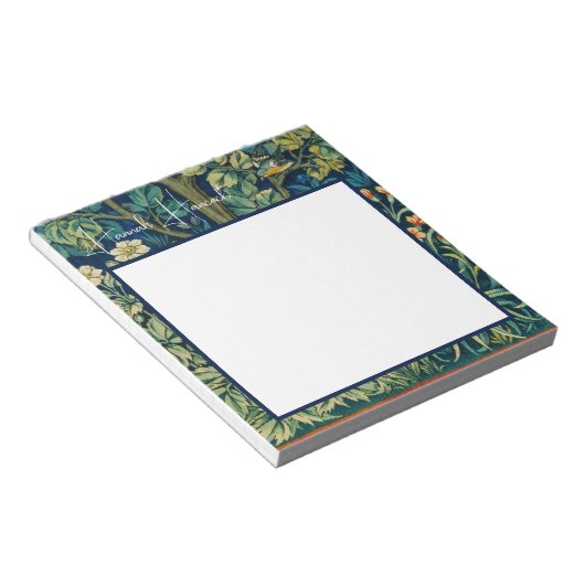 William Morris Birds in einem Baum Notizblock (angewinkelt)