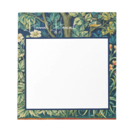 William Morris Birds in einem Baum Notizblock