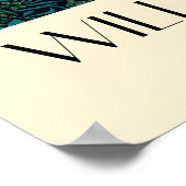 William Morris Birds Pattern  Matte Art Print Poster (Ecke)