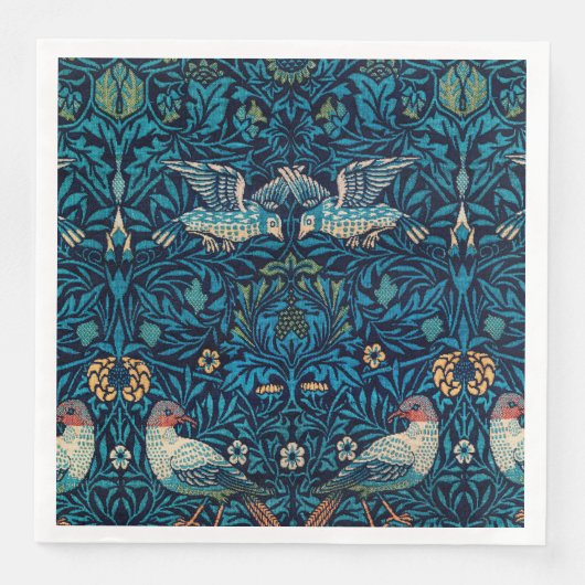 William Morris Birds Serviette (Vorderseite)