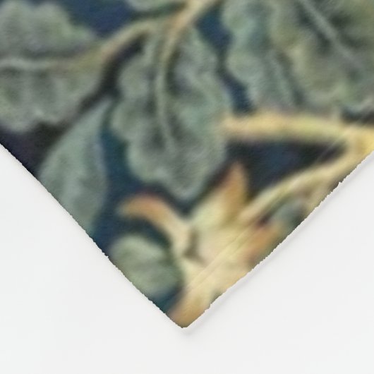 William Morris Birds und Acanthus Fleecedecke (Ecke)