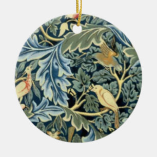 William Morris Birds und Acanthus Keramik Ornament