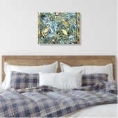 William Morris Birds und Acanthus Leinwanddruck (Insitu (Schlafzimmer))