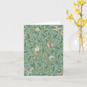 William Morris, Birds und Pommenates - Green Karte (Gelbe Blume)