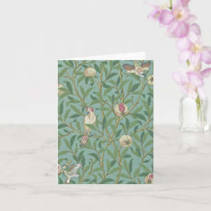 William Morris, Birds und Pommenates - Green Karte