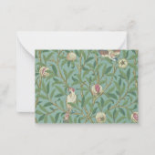 William Morris, Birds und Pommenates - Green Mitteilungskarte (Vorderseite)