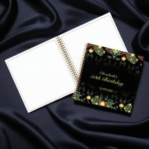 William Morris Birthday Party Guest Book