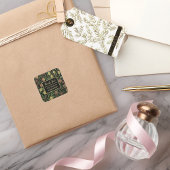 William Morris Black Gold Company Custom Vielen Da Quadratischer Aufkleber