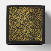 William Morris Black und Gold Willow Bough Geschenkschachtel (Oben)