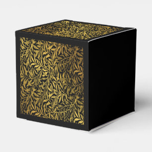 William Morris Black und Gold Willow Bough Geschenkschachtel
