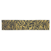 William Morris Black und Gold Willow Bough Kurz Kurzer Tischläufer (Horizontal)