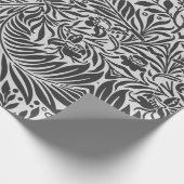 William Morris BLACK UND WEISS Geschenkpapier (Ecke)