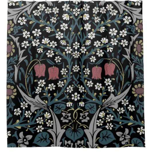 William Morris Blackthorn Duschvorhang (Vorderseite)