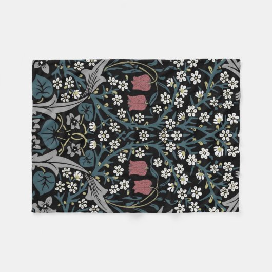 William Morris Blackthorn Fleecedecke (Vorderseite (Horizontal))